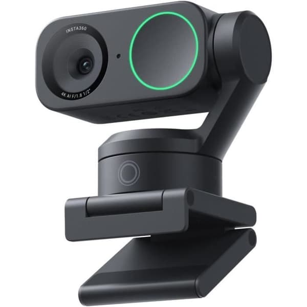 Webbkamera 4K Insta360 Link 2 - Sensor 1/2, AI-spårning, HDR, brusreducerande mikrofon, gestkontroll