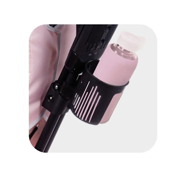Smoby Baby Driver Plus Evolutionary Trehjuling - Rosa Rosa