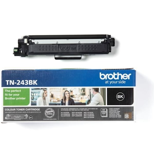 Standard svart toner - BROTHER - TN243BK - 1 000 sidor