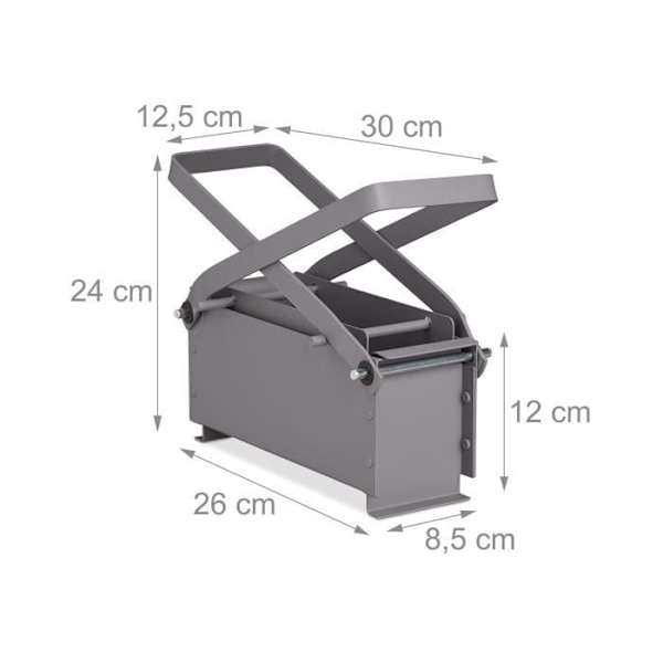 Brikettpress - Ej specificerad - 10046690-0 - Manuell - Transformerar använt papper - Eliminerar fukt