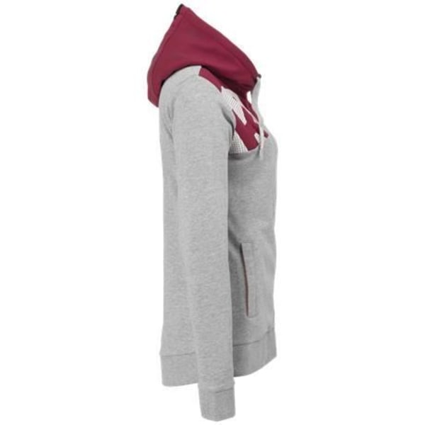 Kempa Core 2.0 Sweatshirt med dragkedja för kvinnor 2020 - Grå - Handboll - Slim fit - Åtdragna långa ärmar
