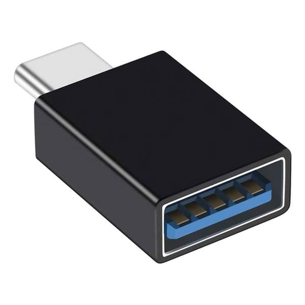 Magnetkabel - Realpower - 1 m - USB A - Blå - Adaptorer ingår