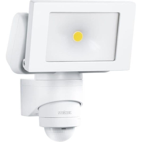 STEINEL - Utomhusstrålkastare med sensor LS 150 S LED 14,7W 4000K IP44 - Vit Vit