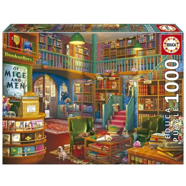 Pussel 1000 bitar: Bokhandel