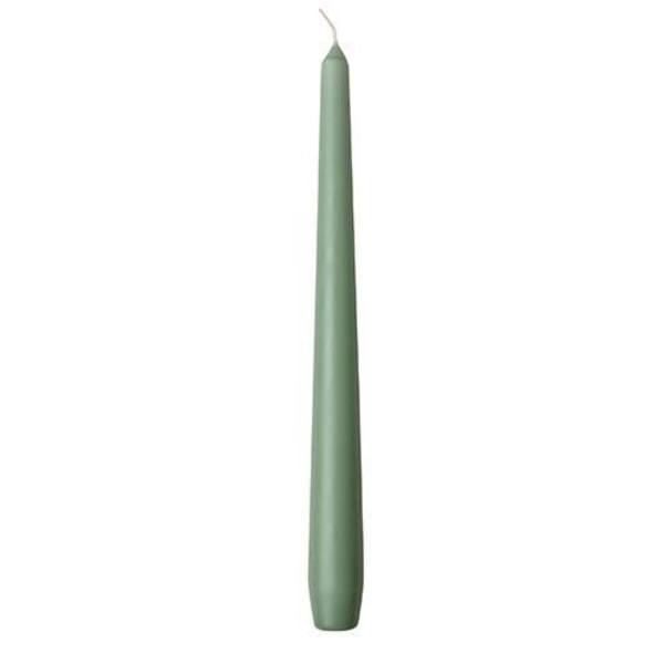 PAPSTAR SET MED 50 LJUSSTAKE LJUS - DIAMETER: 2,2 CM - JAD GREEN