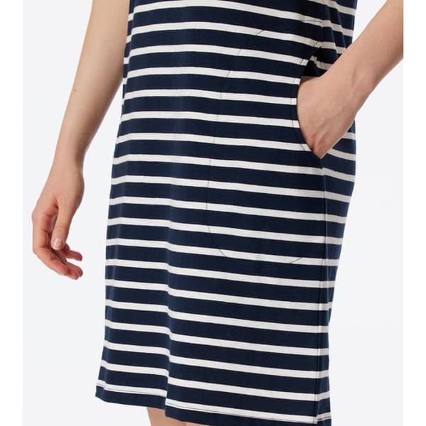 Schiesser nattklänning casual essentials korta ärmar midnattsblå kvinnor Blå 40