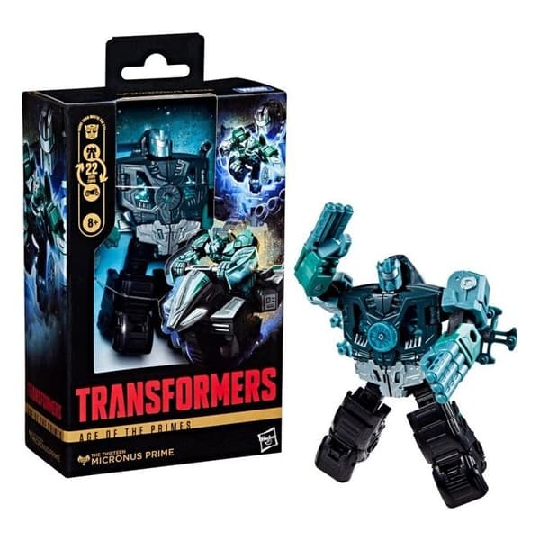 Hasbro - Transformers Åldern av Primes Deluxe Class - Figur The Thirteen: Micronus Prime 14 cm