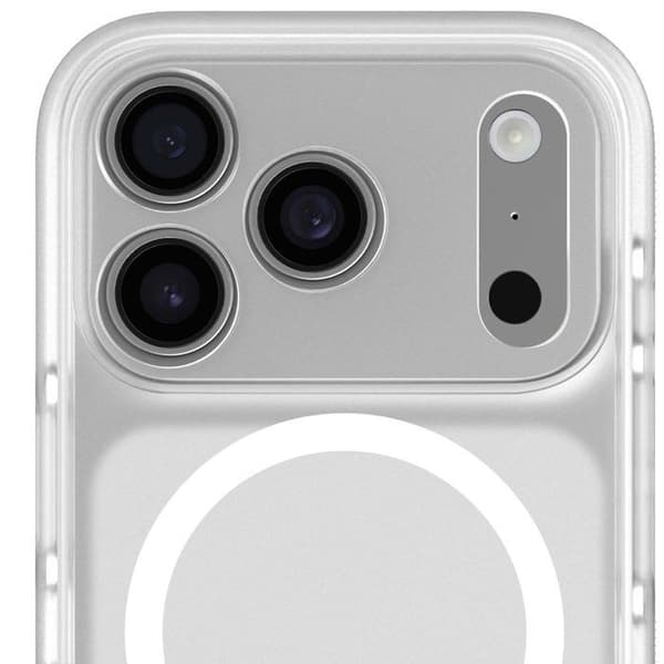 MagSafe-fodral - DECODED - iPhone 17 Pro - Hybrid - Stötresistent - Vit Vit