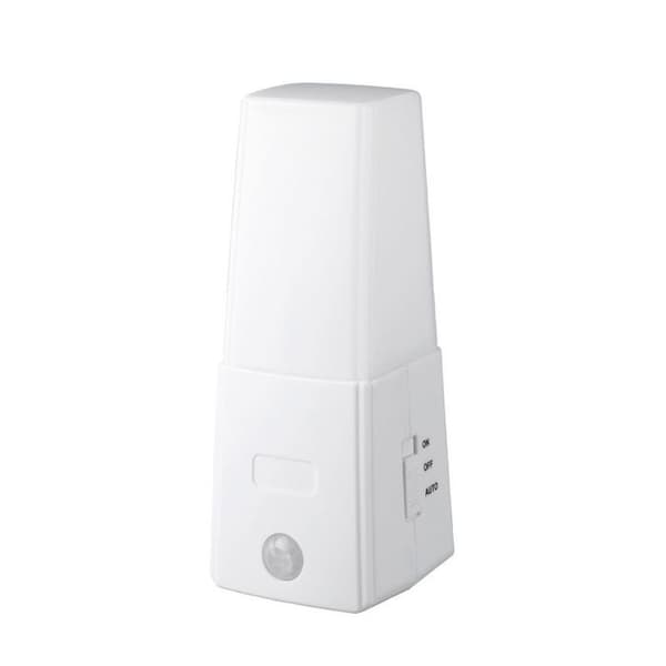 LED-lampa under belysning med rörelsesensor Vit