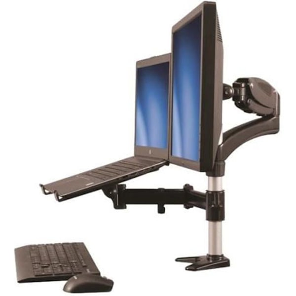 Skärmstöd - STARTECH - Ledad arm - För skärmar upp till 27" - Laptopstöd - Svart