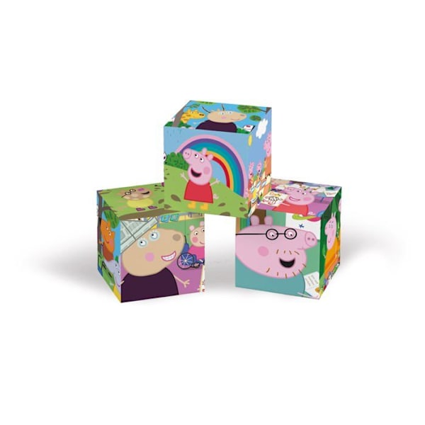 Clementoni - 41195 CLM - ROTERANDE BLOCK 12EL PEPPA PIG CLM 41195 WB