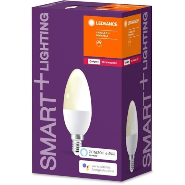 LEDVANCE SMART+ ZigBee FROSTED FLAME 40W E14 VARIABLE POWER-lampa