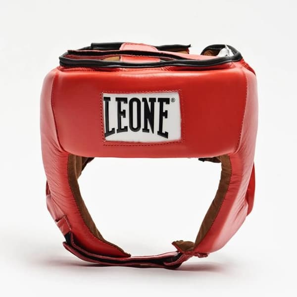 Leone Contest boxningshjälm - röd Röd S