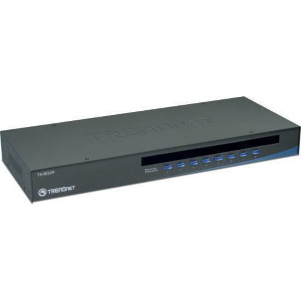 Trendnet TK-803R KVM 8 portar VGA USB och PS/2 Rackbar - 0710931304305