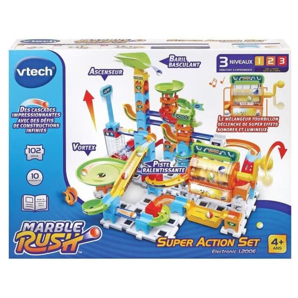 Marble Rush -Super Action Set Electronic L200E Flerfärgad