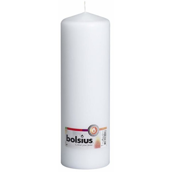 Ljus (exklusive födelsedag) Ivyline Bolsius Set med pelarljus Pelarljus Pelarljus 250 x 80 vit