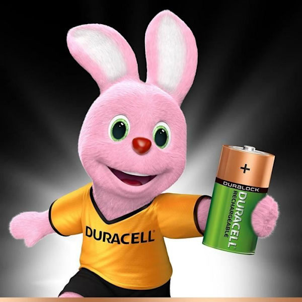 DURACELL uppladdningsbara batterier Ultra C 3000 mAh x2