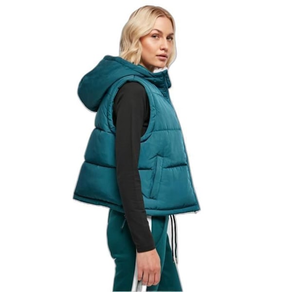 Urban Classics Dam Recycled Twill Puffer Jacka - ankblå - XL Blå Anka XL