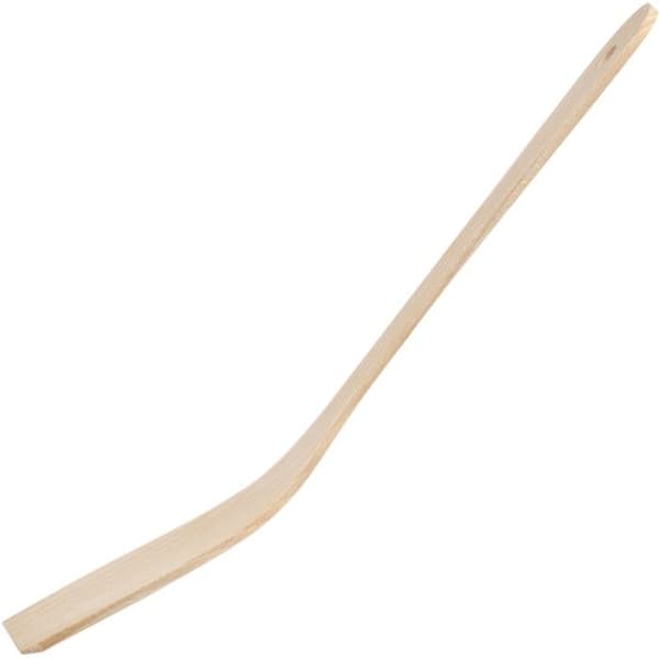 Böjd bokträsspatel 320 x 70 mm, 2-pack - Hendi 525159 Trä