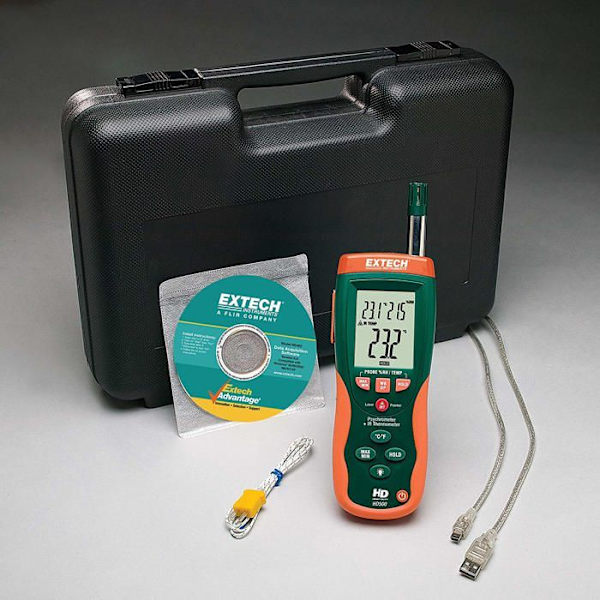 Extech - HD500 - Infraröd psykrometer/termometer