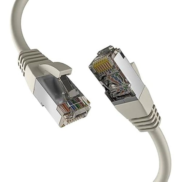 Patchkabel CAT8.1 - EFB-Elektronik - 5 m - RJ45 S/FTP - PoE - Grå