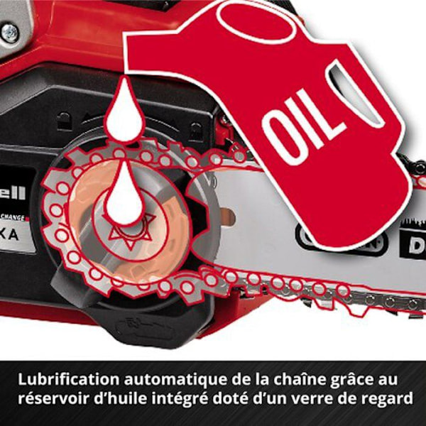 Einhell Trägersåg utan sladd FORTEXXA 18/30 Solo - Power X-Change (18V, svärd 30 cm) Levereras utan batteri eller laddare
