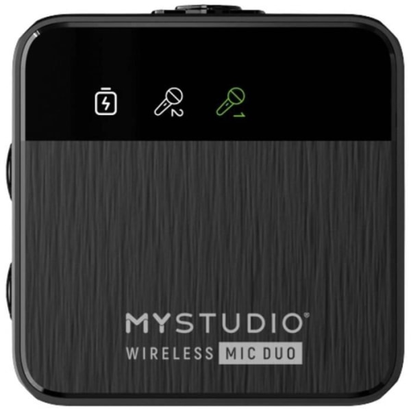 Easypix MyStudio® Wireless Mic Duo Lapel-mikrofon Studiomikrofon Sändningstyp (detaljer): trådbunden, radio med värdekupong