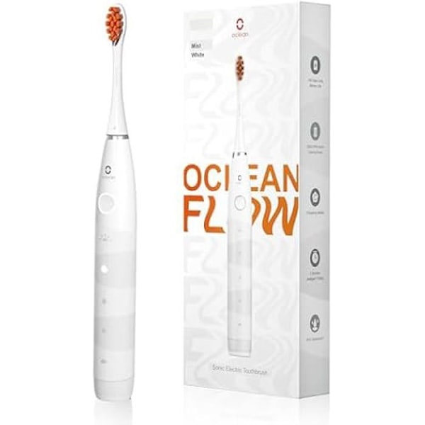 Elektrisk tandborste - OCLEAN - Oclean Flow - 5 lägen - 180 dagars batteritid - 2 min timer Vit
