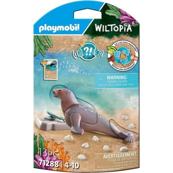 PLAYMOBIL - 71288 Wiltopia - Sea Lion - Blue - Multicolored - Mixed