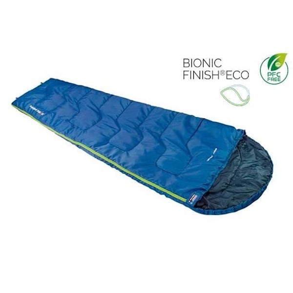 Sovsäck - High Peak - Easy Travel - 1 person - 220 x 80 cm - Blå - 2 årstider blå, mörkblå, grön