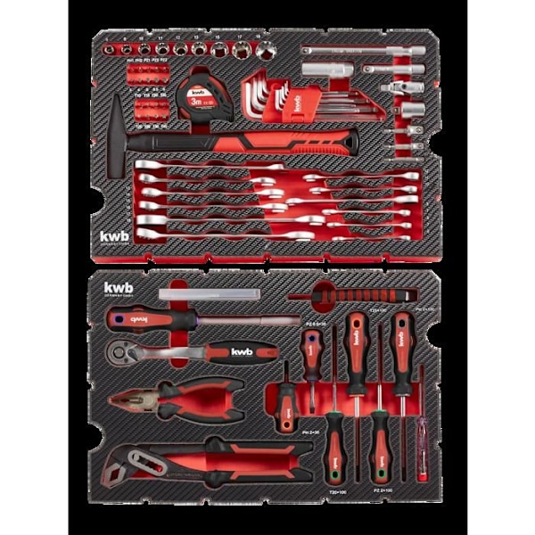 Kwb by Einhell Verktygsväska med 80 delar E-CASE