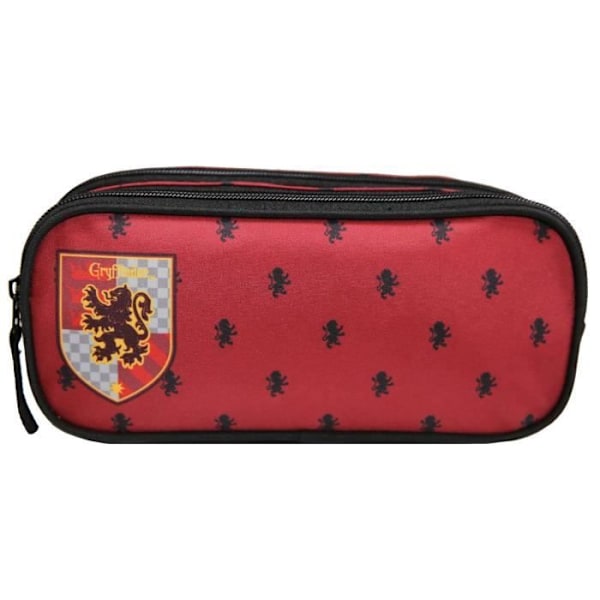 Skolpennfodral 2 fack Harry Potter Gryffindor Röd Bagtrotter