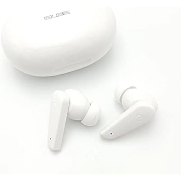 Elbe ABTWS-005-B True Wireless ANC Bluetooth-hörlurar Vit Vit