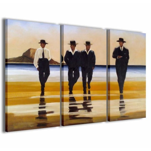Stampe su tela - 3PEZZI3485 - , Billy Boys Modern målning i 3 paneler redan inramade, redo att hänga, 90 x 60 cm