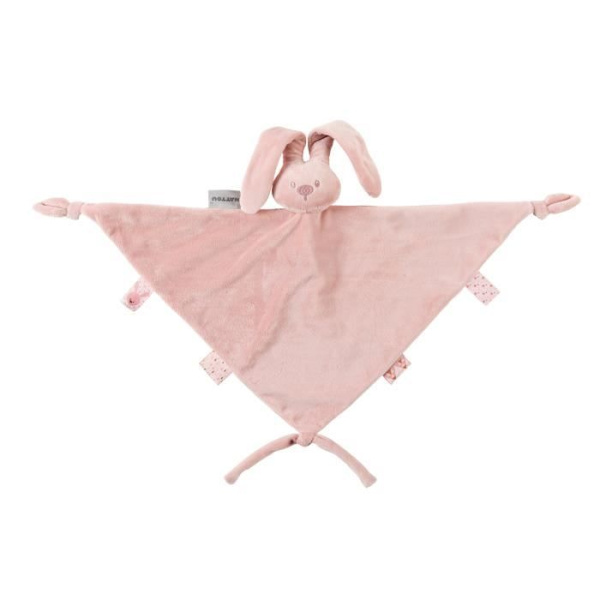 NATTOU Maxi täcke Lapidou - 65 x 40 cm - Från födseln - 100% polyester - Rosa Rosa