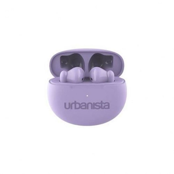 True Wireless Headphones - URBANISTA - AUSTIN - Lila - 5 timmars batteritid - Stänktålig Lila