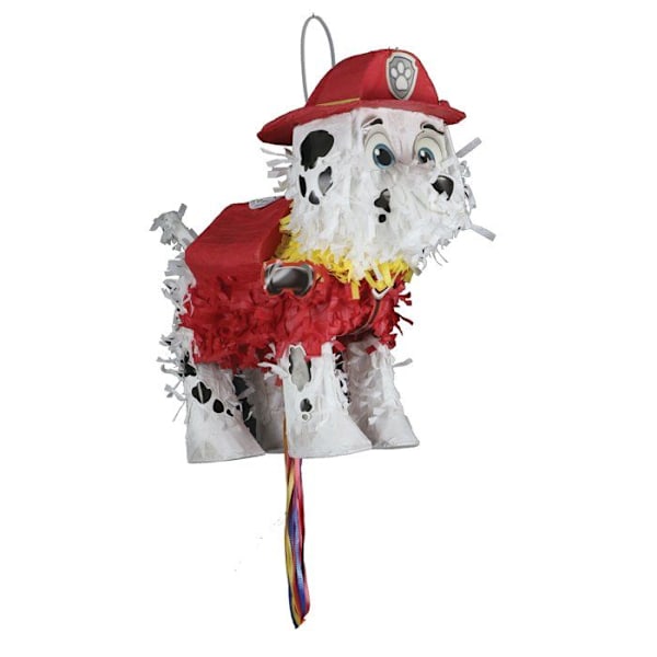 Paw Patrol string pinata i papper och plast - PAW PATROL varumärke - Paw Patrol licens - Färg Blå Blå och vit