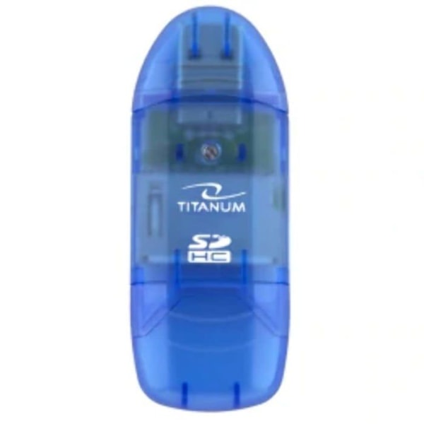 SDHC TITANUM / MINISDHC / MICROSDHC / RS / MM KORTLÄSARE TA101B BLÅ USB 2.0 ESPERANZA TA101B