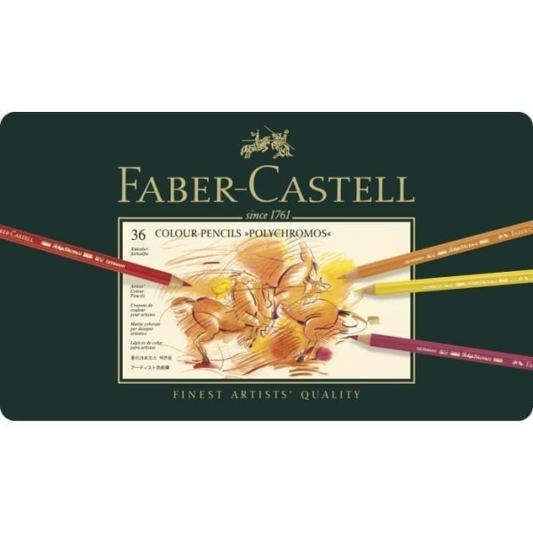 FABER-CASTELL 36 polykromos pennor
