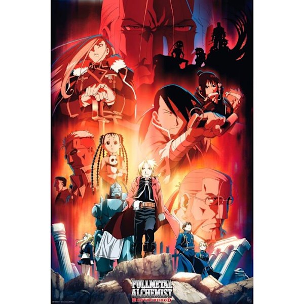 Affisch - affisch Affisch Maxi Fullmetal Alchemist Key Art