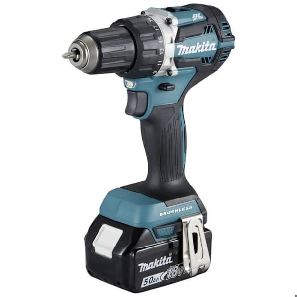 Borr-/skruvdragare 18V LXT (2x5,0 Ah) i MAKPAC - MAKITA DDF484RTJ