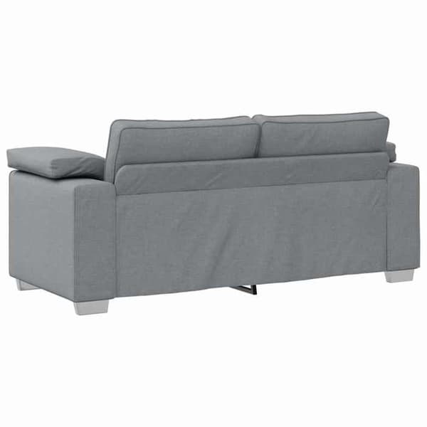 Soffa med ljusgrå kudde 180 x 77 x 82 cm tyg