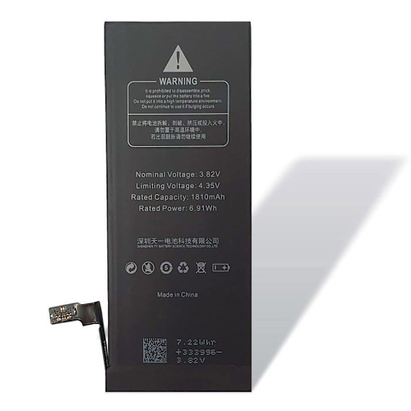 Ty bettery telefonbatteri [] Batteri kompatibelt med iPhone 6 1810 mAh | A1549, A1586, A1589 | 24 månaders garanti