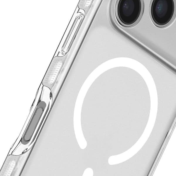 MagSafe-fodral - DECODED - iPhone 17 Pro - Hybrid - Stötresistent - Vit Vit