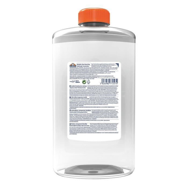 Transparent flytande lim - Elmer's - 946 ml - Lämplig för barn - Tvättbar - Rinner inte Transparent