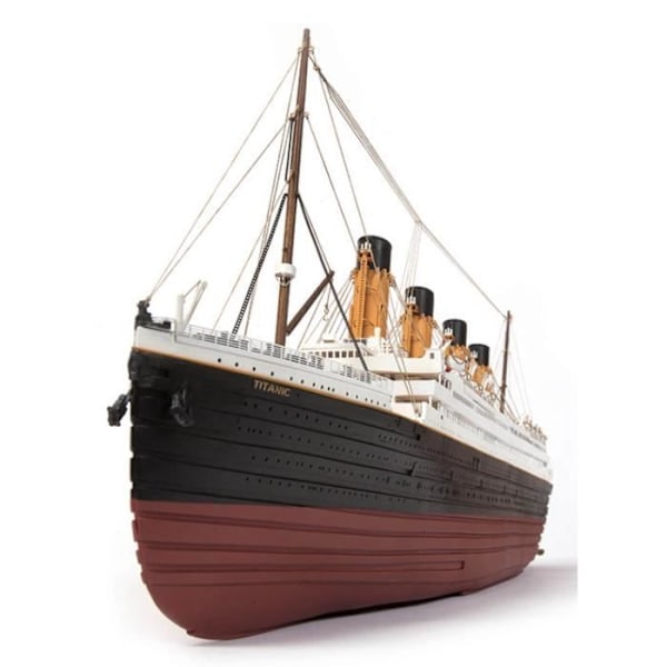 Träbåtsmodell - Occre - RMS Titanic - Längd 90 cm - Skala 1/300 - Unik färg Enfärgad