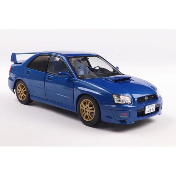 Solid Subaru Impreza WRX STI 2003 Sonic Blue - Miniatyr 1/18 Sonic Blue