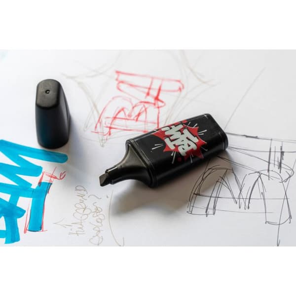 Marker - STABILO - BOSS MINI - Orange - Sned spets - Vattenbaserat bläck orange