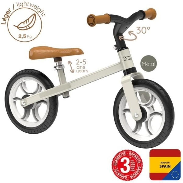 Balanscykel - SMOBY - First Bike - Ultralätt - Justerbar - Blandad