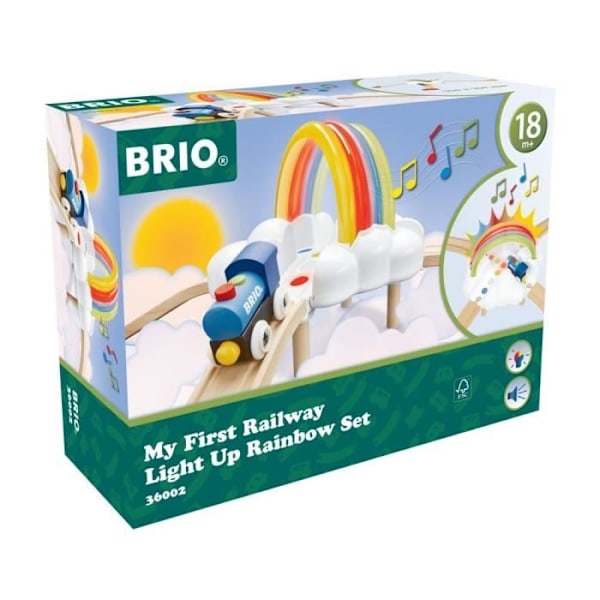 BRIO - First Rainbow Circuit Flerfärgad